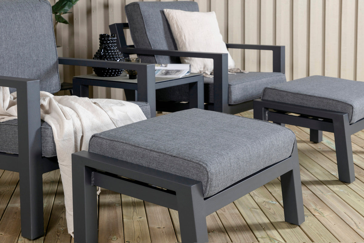 Venture Design Barcelona Lounge Set Svart