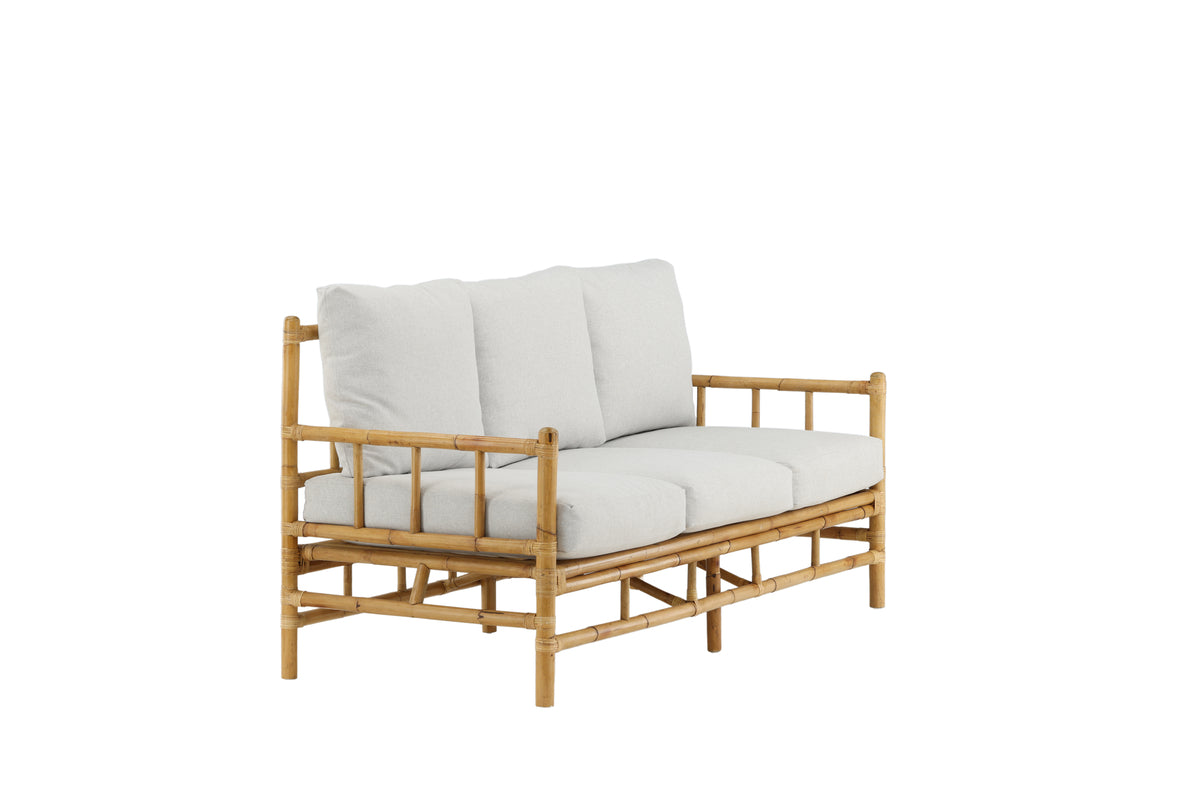 Venture Design Cane 3-sits soffor Natur
