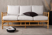 Venture Design Cane 3-sits soffor Natur