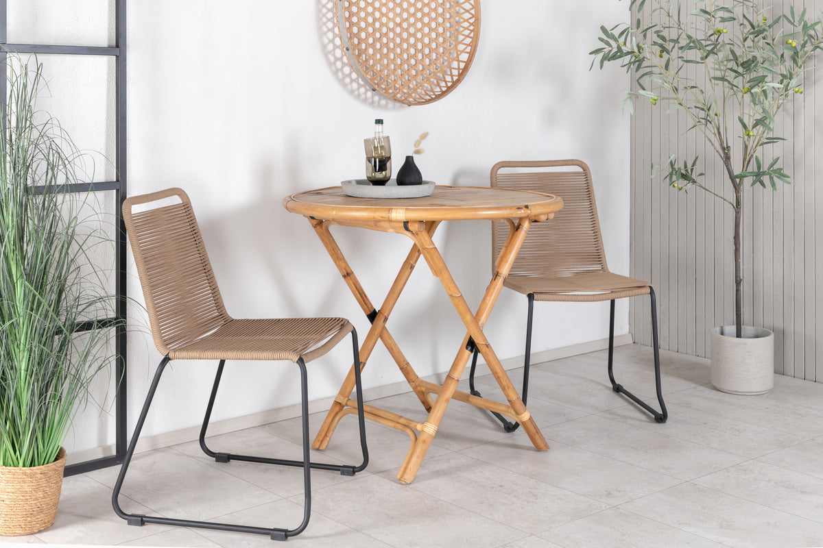 Venture Design Cane Cafebord ⌀80 Natur