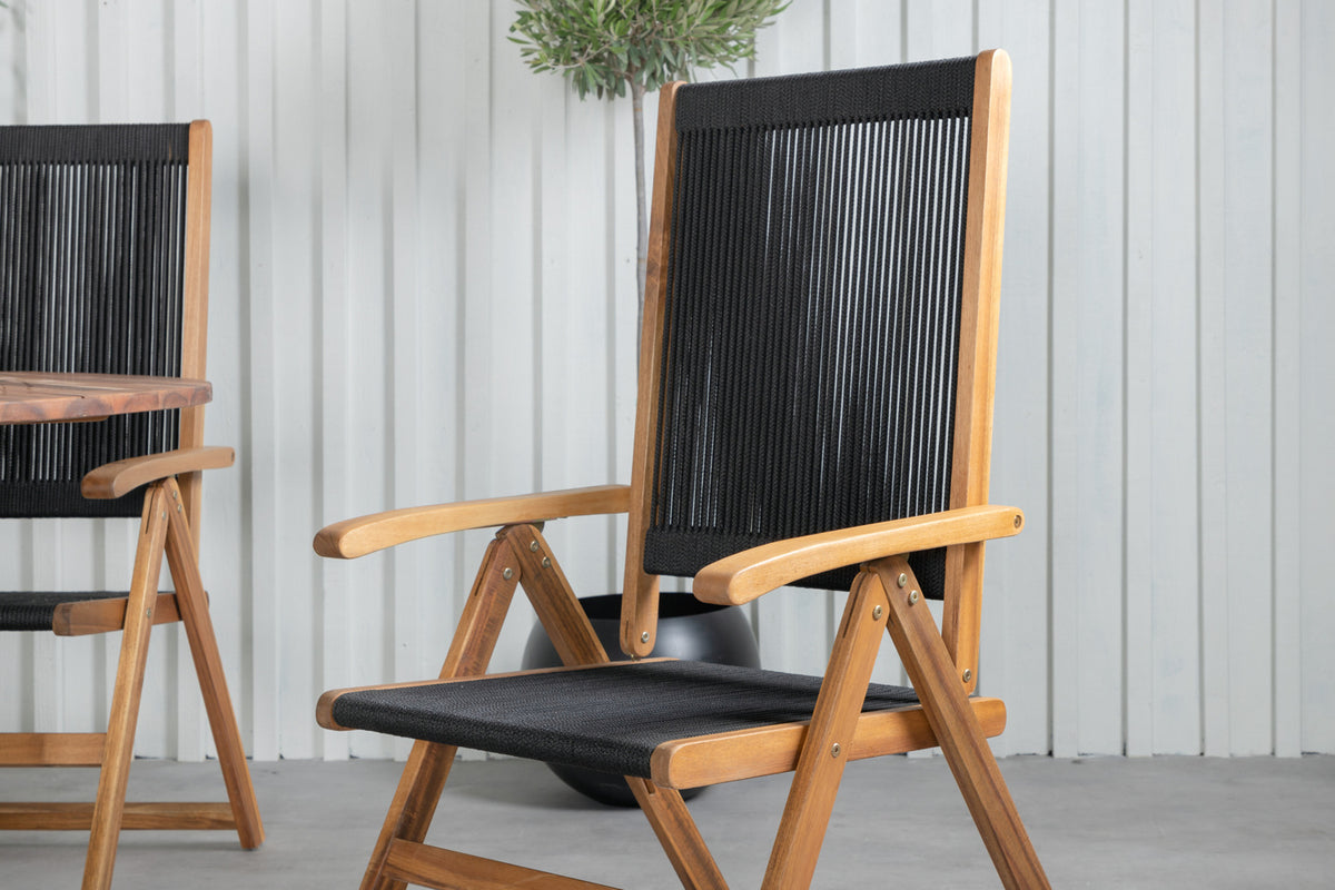 Venture Design Little John Matstolar 2-pack Svart