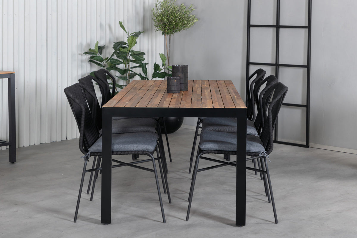 Venture Design Julian Matstolar 4-pack Svart