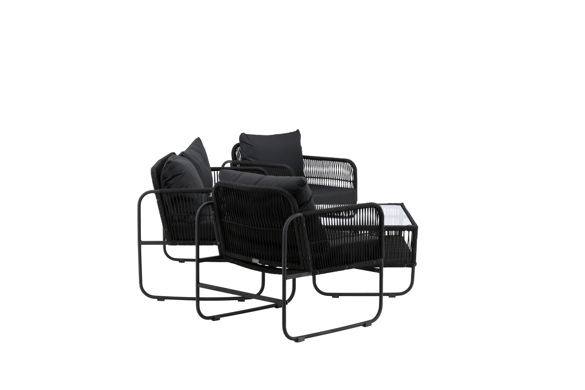 Venture Design Utah Soffgrupper Svart Svart