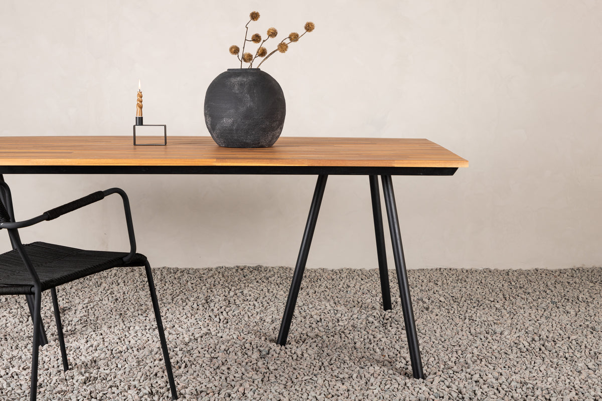 Venture Design Chan Rektangulära Matbord 200 x 100 Natur