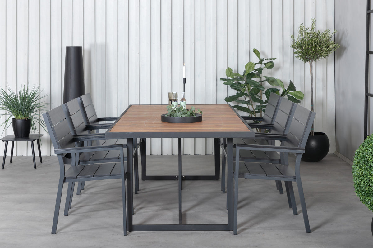Venture Design Khung Rektangulära Matbord 200 x 100 Natur