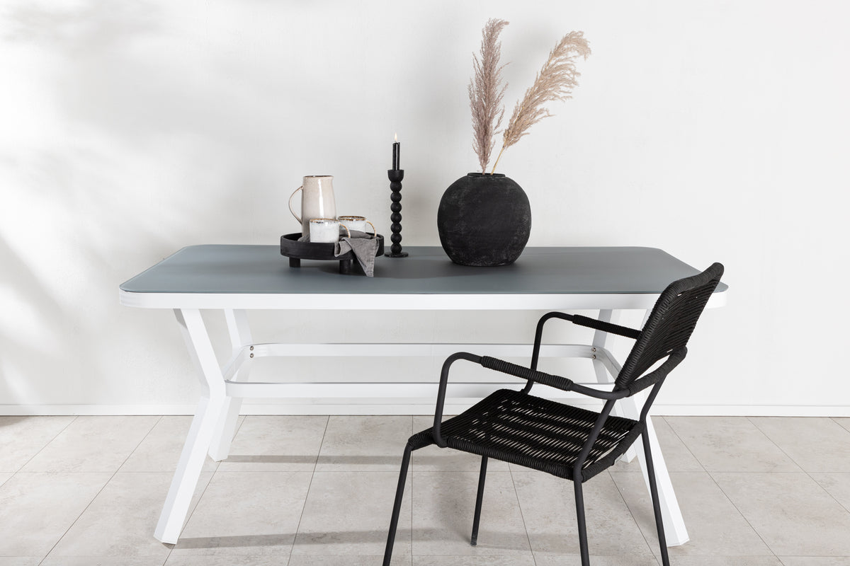 Venture Design Virya Rektangulära Matbord 160 x 90 Grå