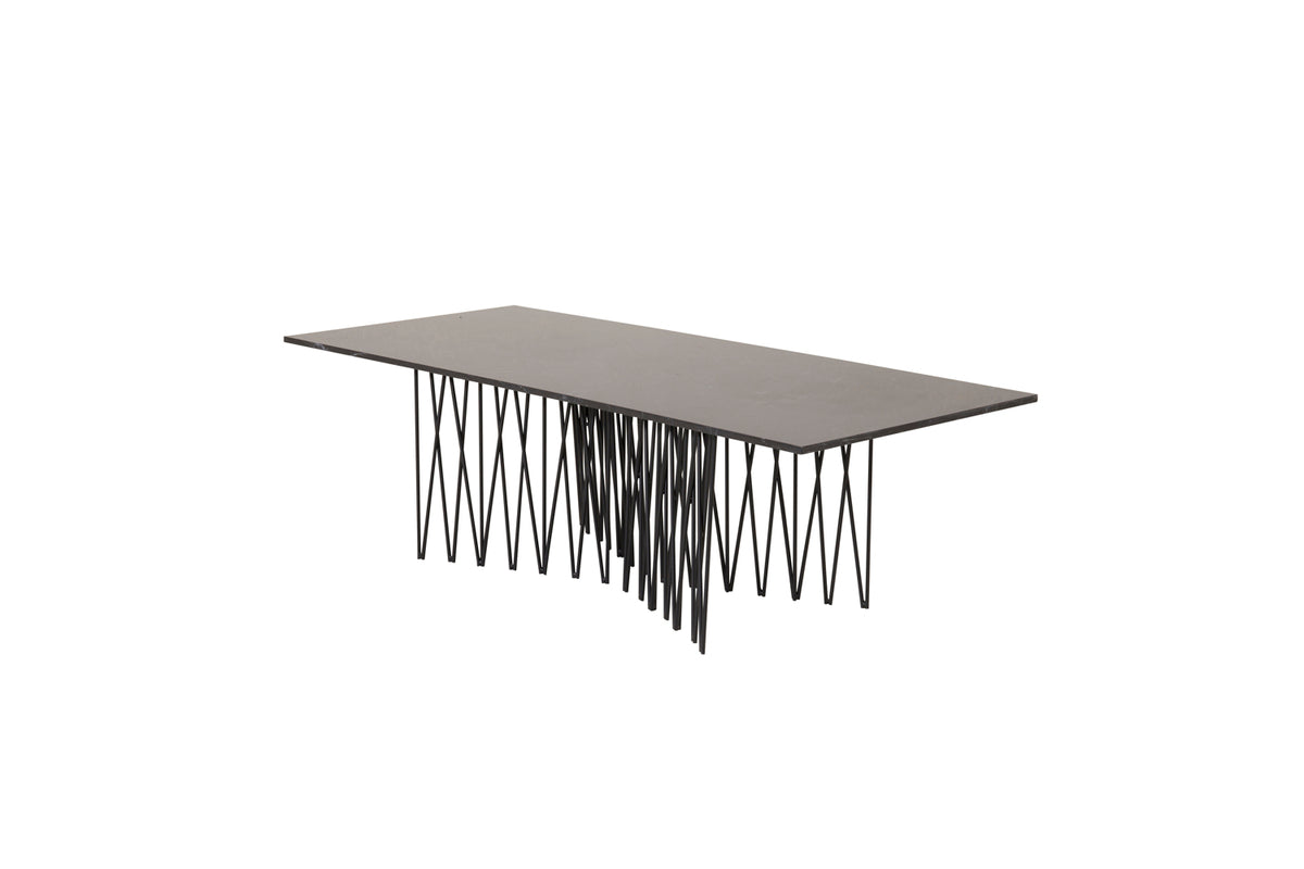 Venture Design Stone Soffbord 140 x 60 Svart