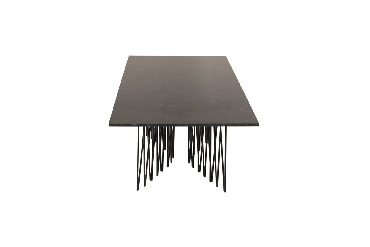 Venture Design Stone Soffbord 140 x 60 Svart
