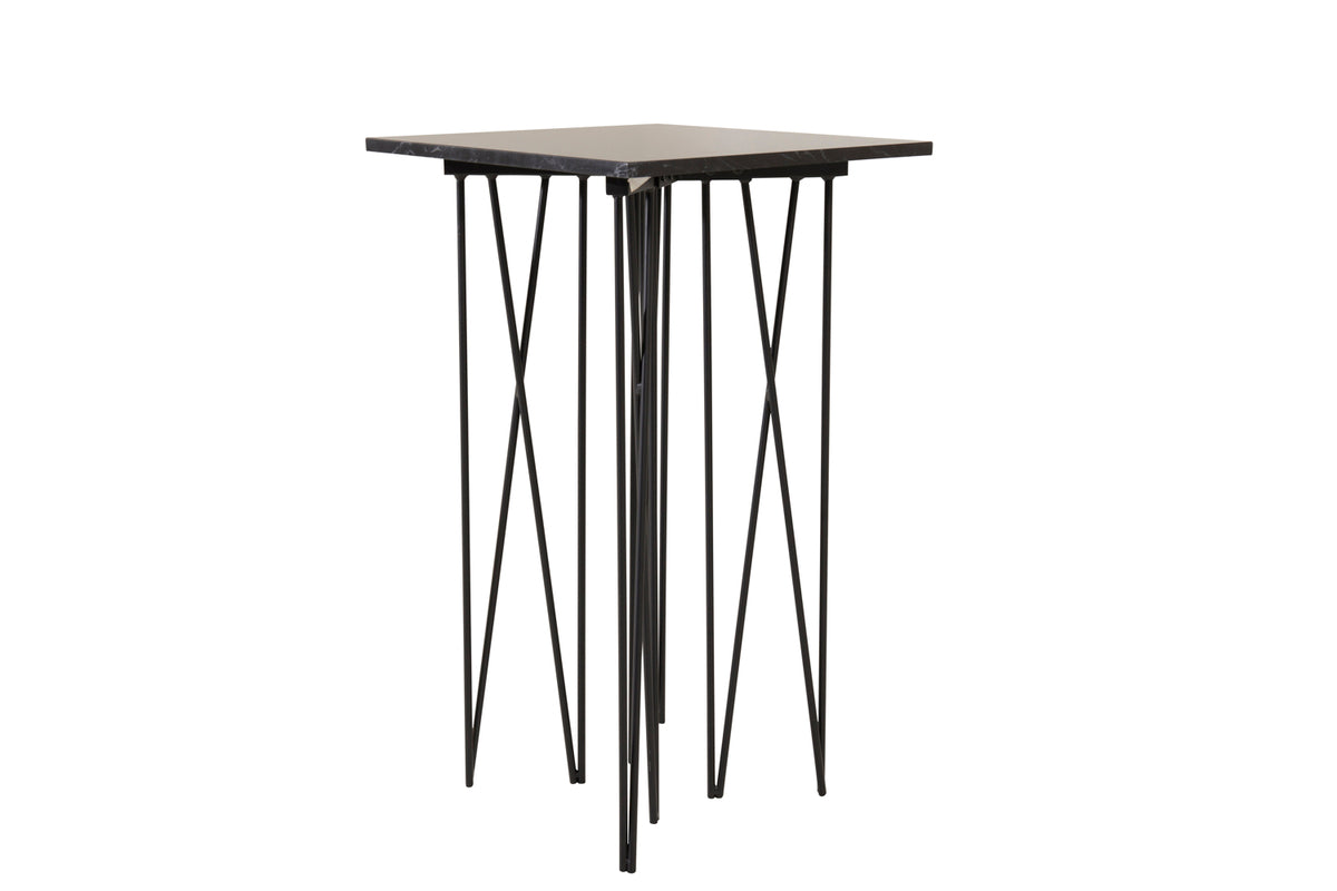 Venture Design Stone Sidobord 40 x 40 Svart