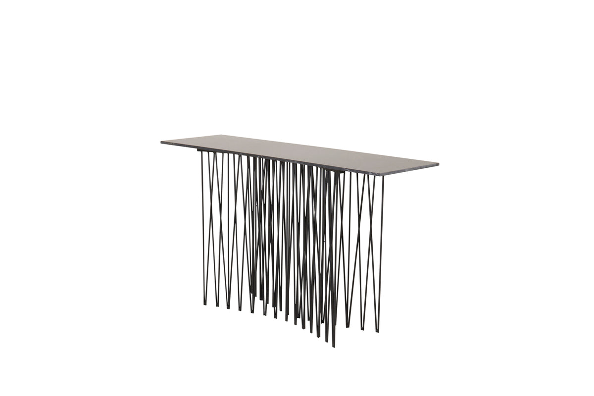 Venture Design Stone Sidobord 130 x 37 Svart