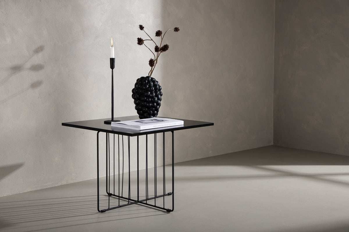 Venture Design Dayton Soffbord 40 x 40 Svart