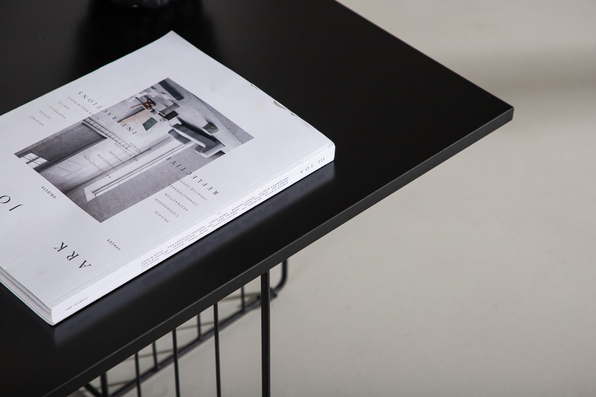 Venture Design Dayton Soffbord 40 x 40 Svart