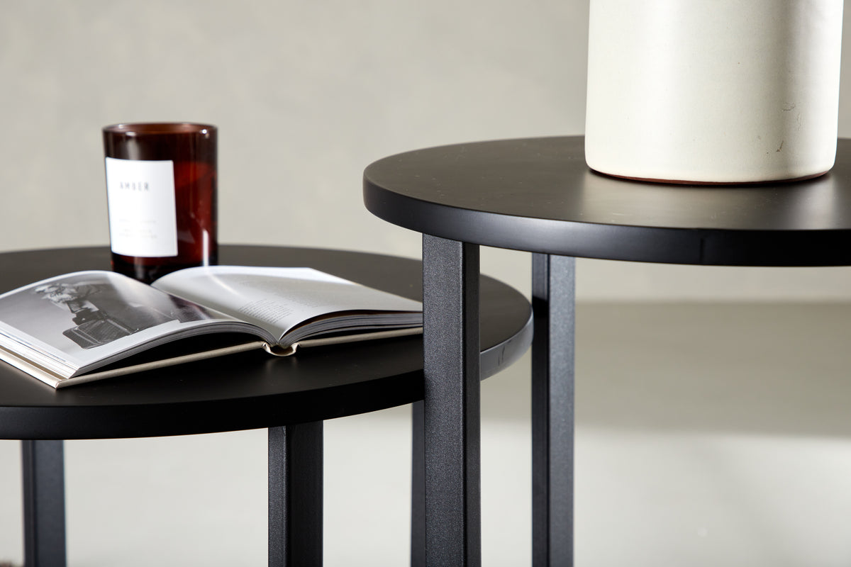 Venture Design Lawton Soffbord ⌀40 Svart