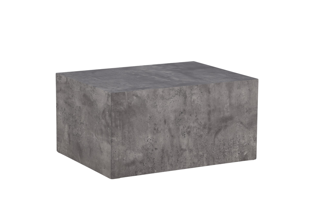 Venture Design York Soffbord 80 x 60 Mörkgrå