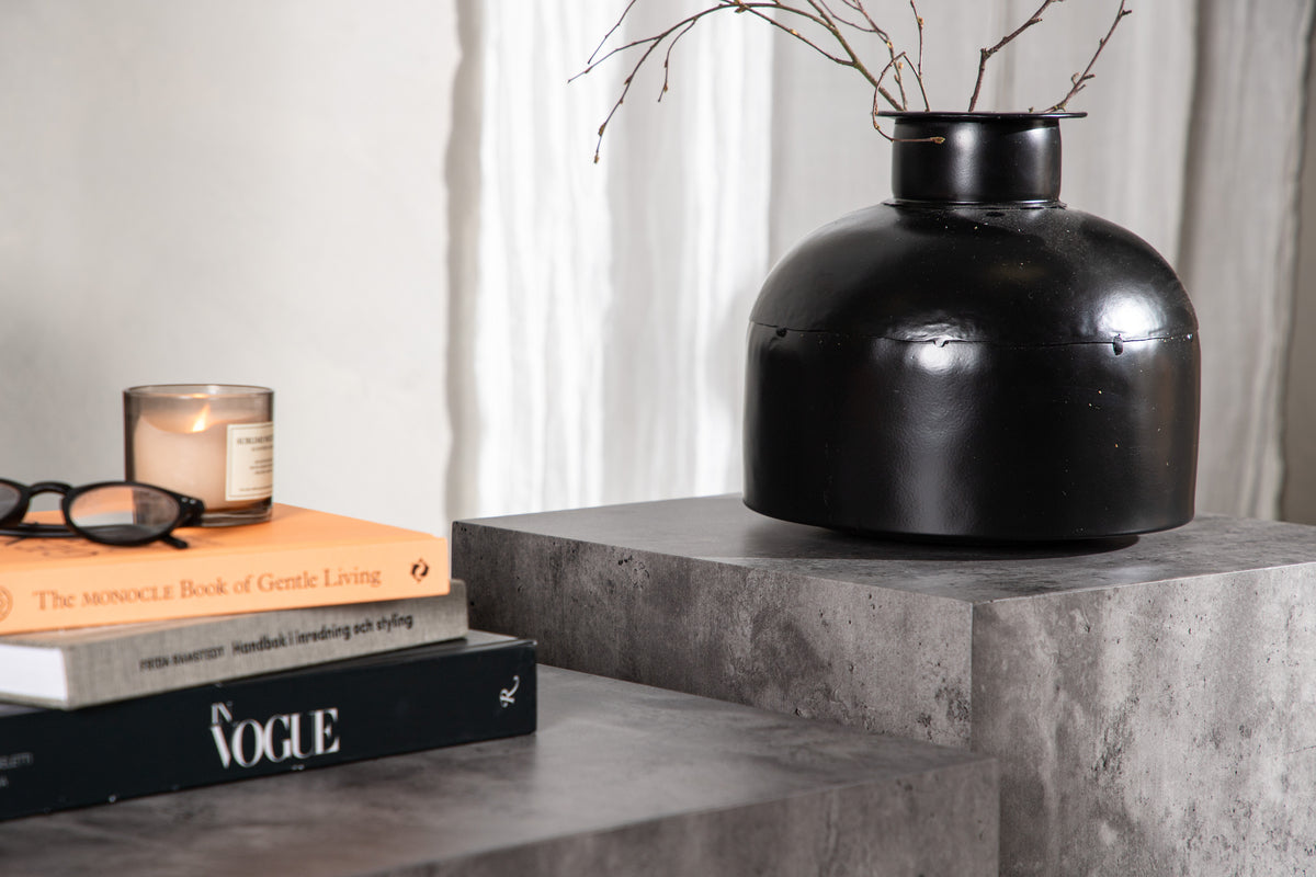 Venture Design York Soffbord 80 x 60 Mörkgrå