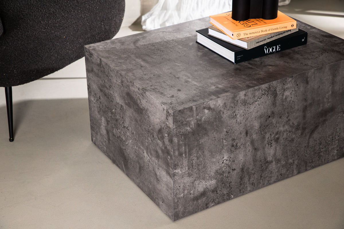 Venture Design York Soffbord 80 x 60 Mörkgrå