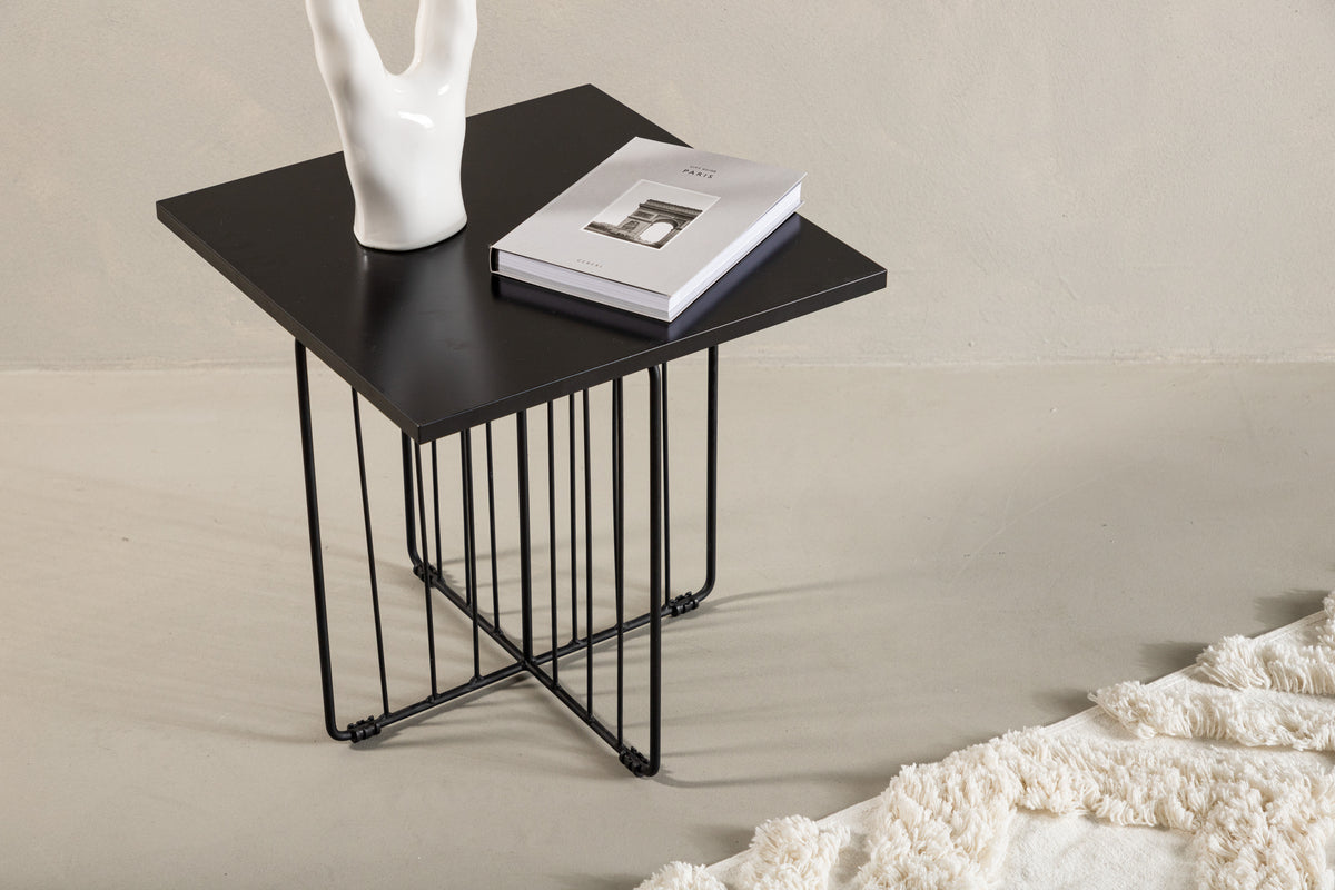 Venture Design Dayton Soffbord 60 x 60 Svart