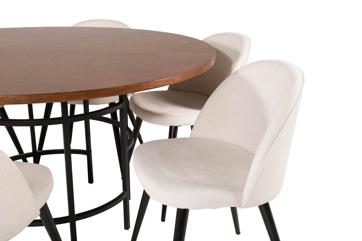 Venture Design Copenhagen Runda Matbord ⌀140 Brun