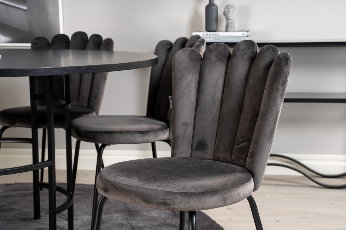 Venture Design Limhamn Matstolar 2-pack Grå