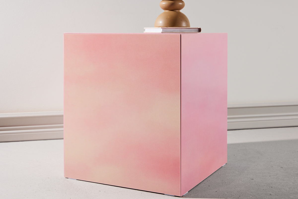 Venture Design York Soffbord 40 x 40 Rosa
