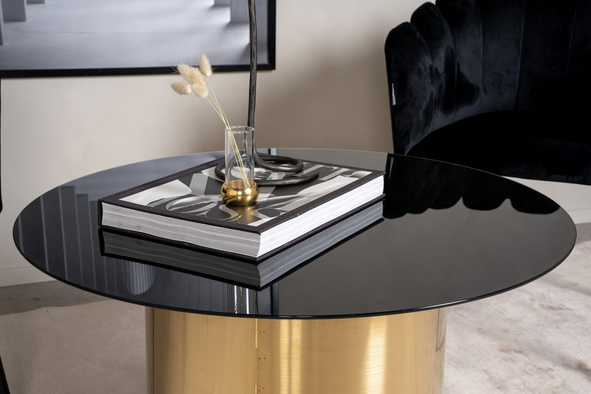 Venture Design Ystad Soffbord ⌀80 Svart