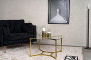 Venture Design Kivik Soffbord ⌀90 Guld