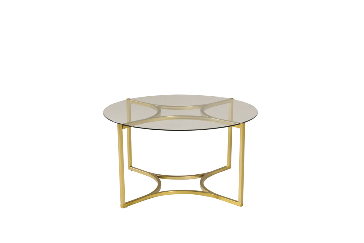 Venture Design Kivik Soffbord ⌀90 Guld