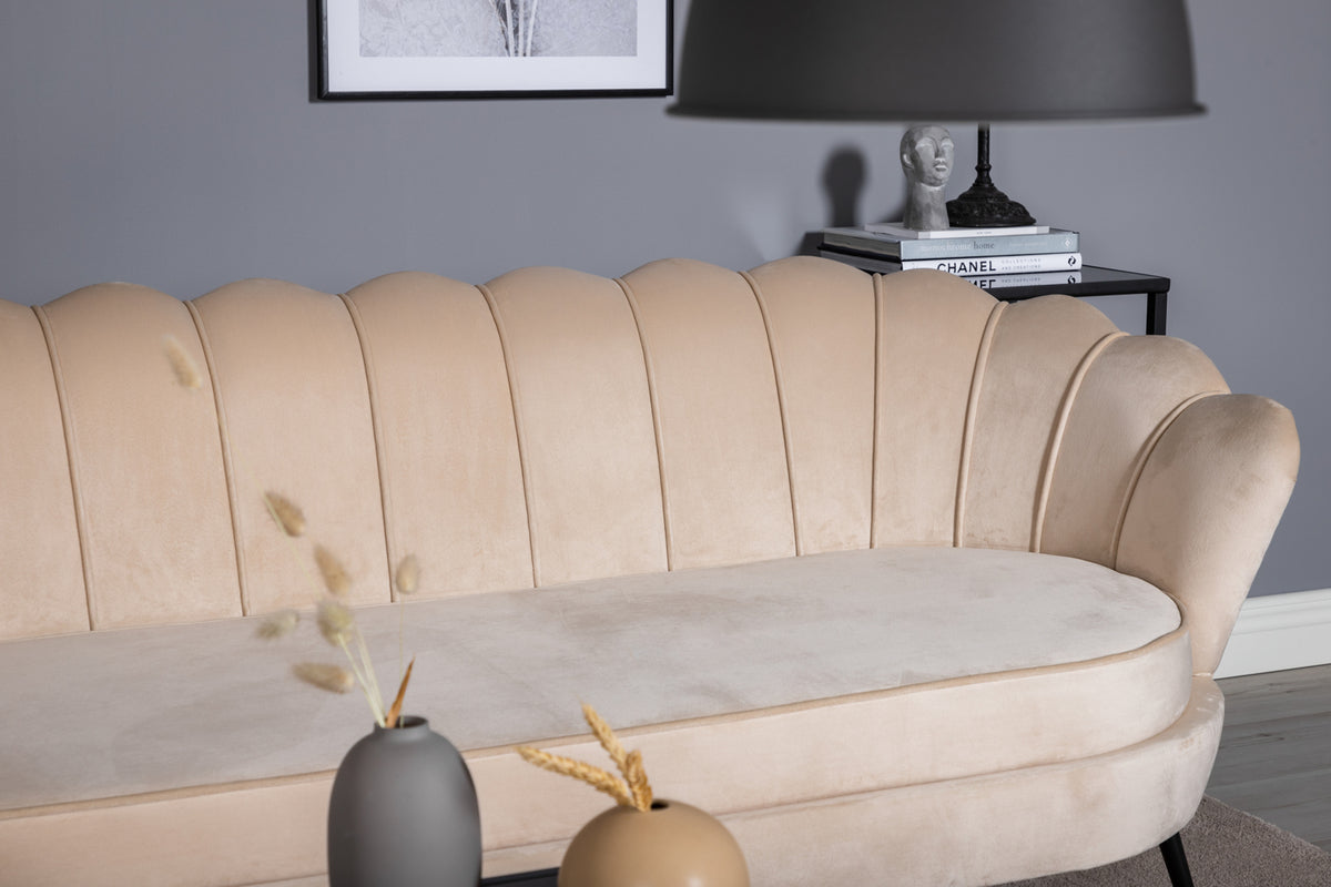Venture Design Calais 3-sits soffor Beige
