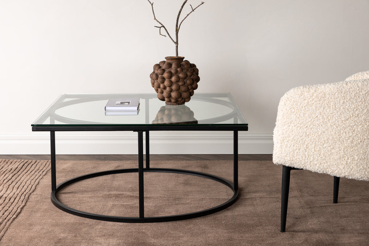 Venture Design Skanör Soffbord 90 x 90 Svart