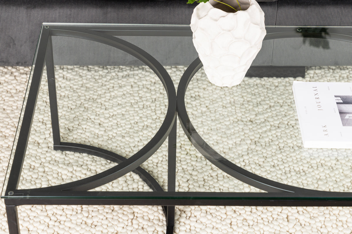 Venture Design Skanör Soffbord 140 x 70 Svart