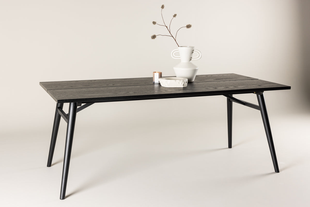 Venture Design Sleek Rektangulära Matbord 195 x 95 Svart