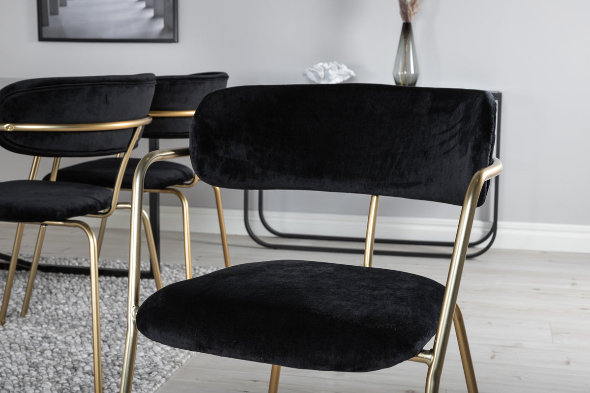 Venture Design Arrow Matstolar 2-pack Svart