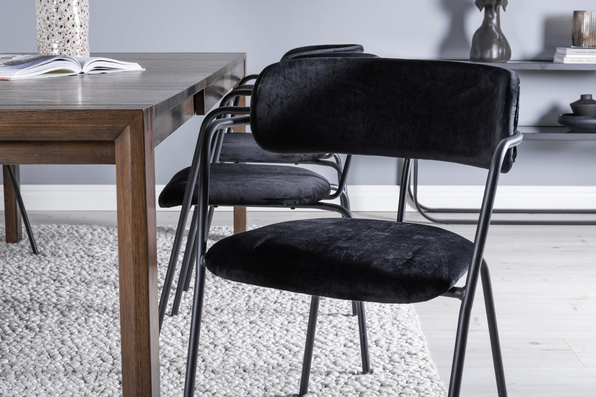 Venture Design Arrow Matstolar 2-pack Svart