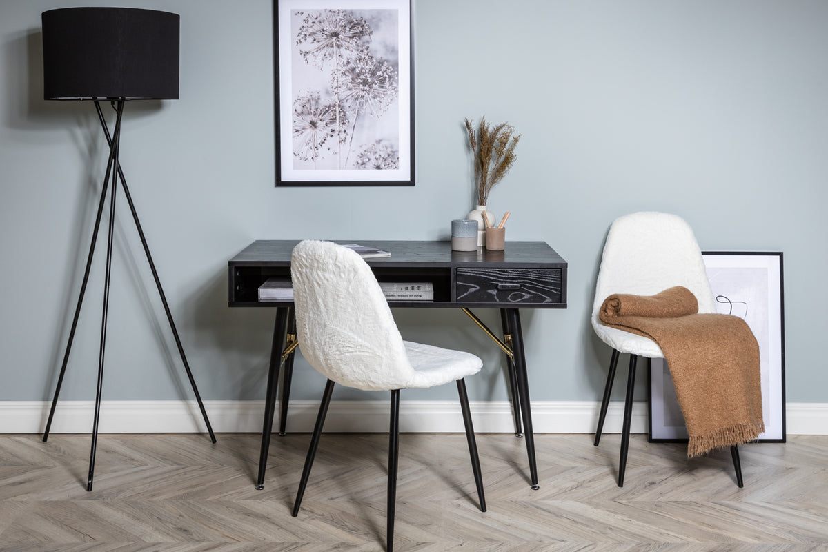 Venture Design Gold Skrivbord 110 x 60 Svart