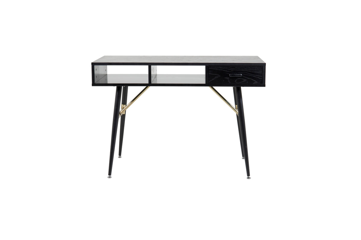 Venture Design Gold Skrivbord 110 x 60 Svart