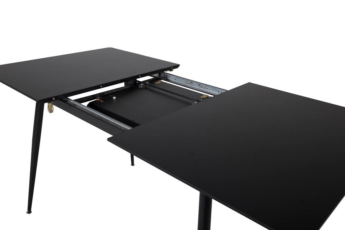 Venture Design Silar Rektangulära Matbord 120 x 80 Svart