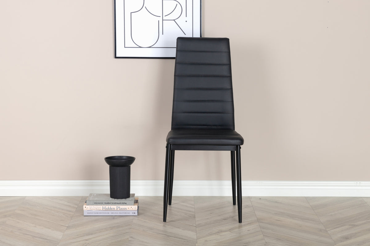 Venture Design Slim Matstolar 2-pack Svart