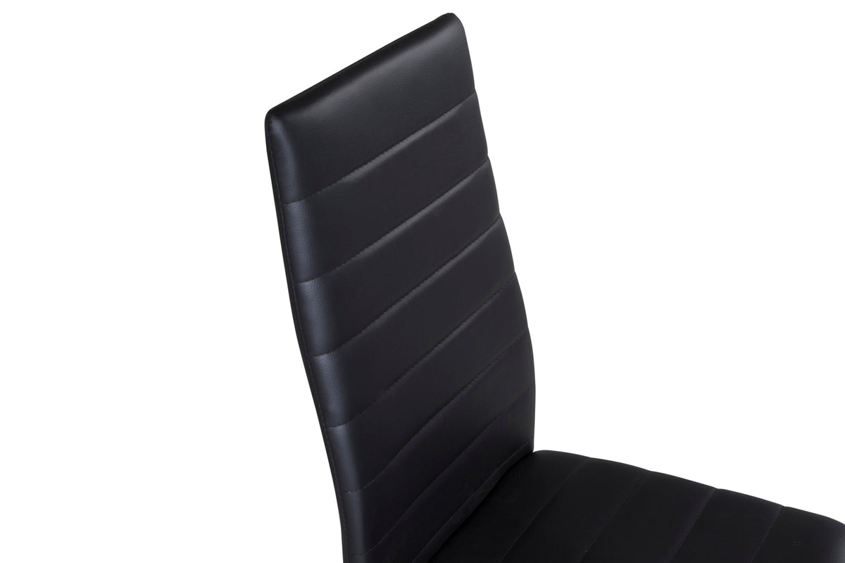 Venture Design Slim Matstolar 2-pack Svart