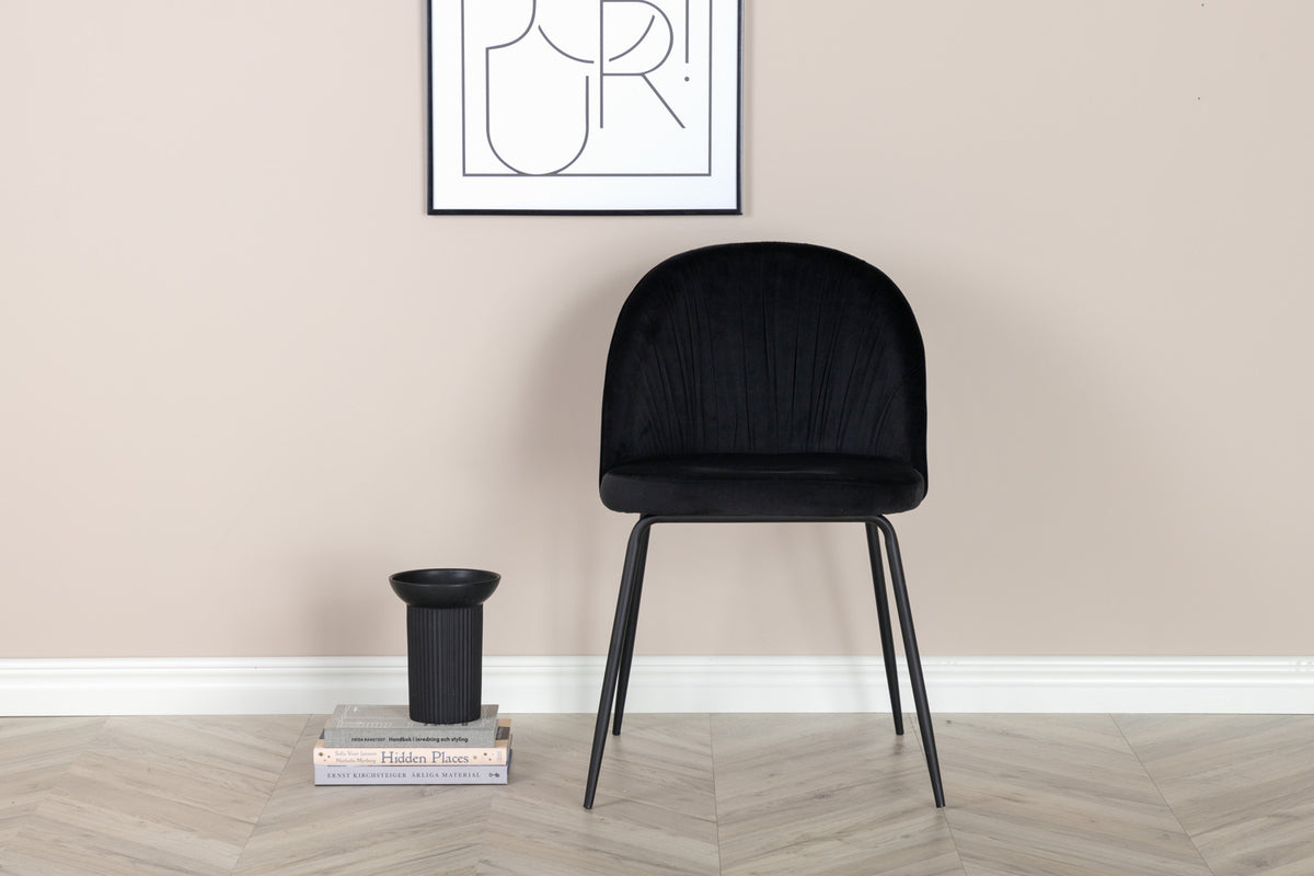 Venture Design Wrinkles Matstolar 2-pack Svart