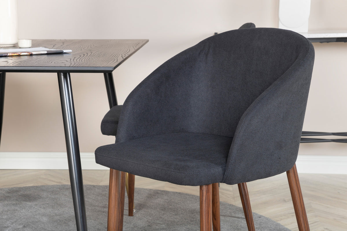 Venture Design Arch Matstolar 2-pack Svart