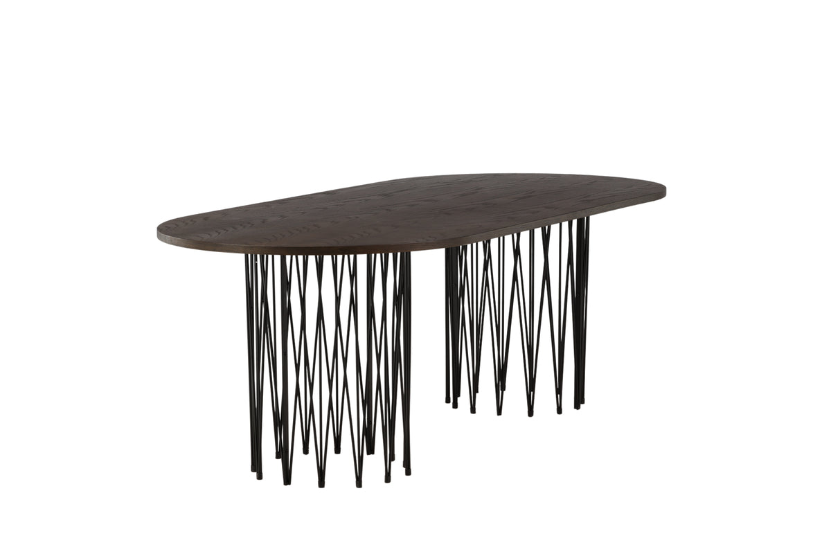 Venture Design Stone Ovala Matbord 220 x 100 Mocka