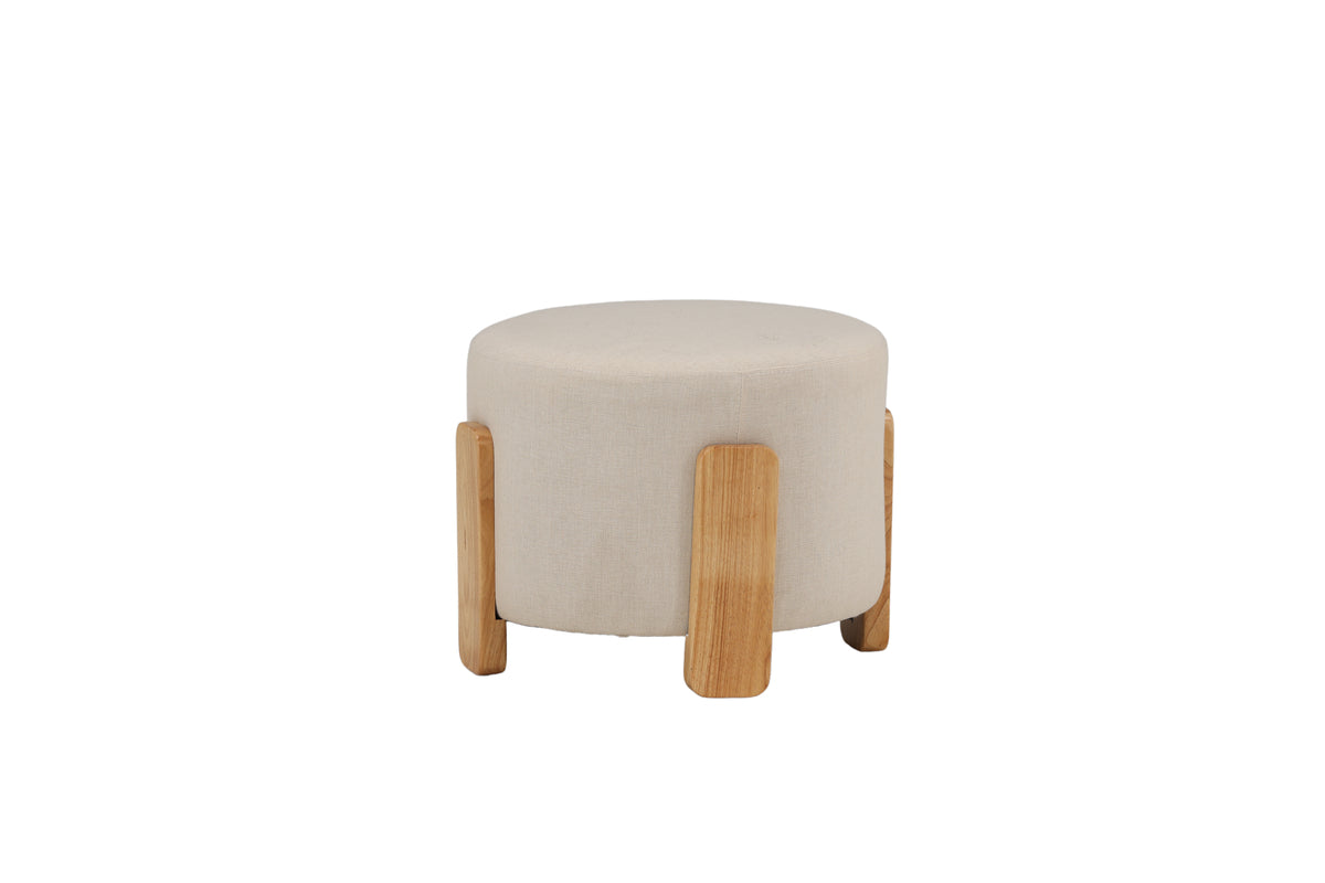 Venture Design Coffey Ottoman ⌀50 ⌀50 Vit
