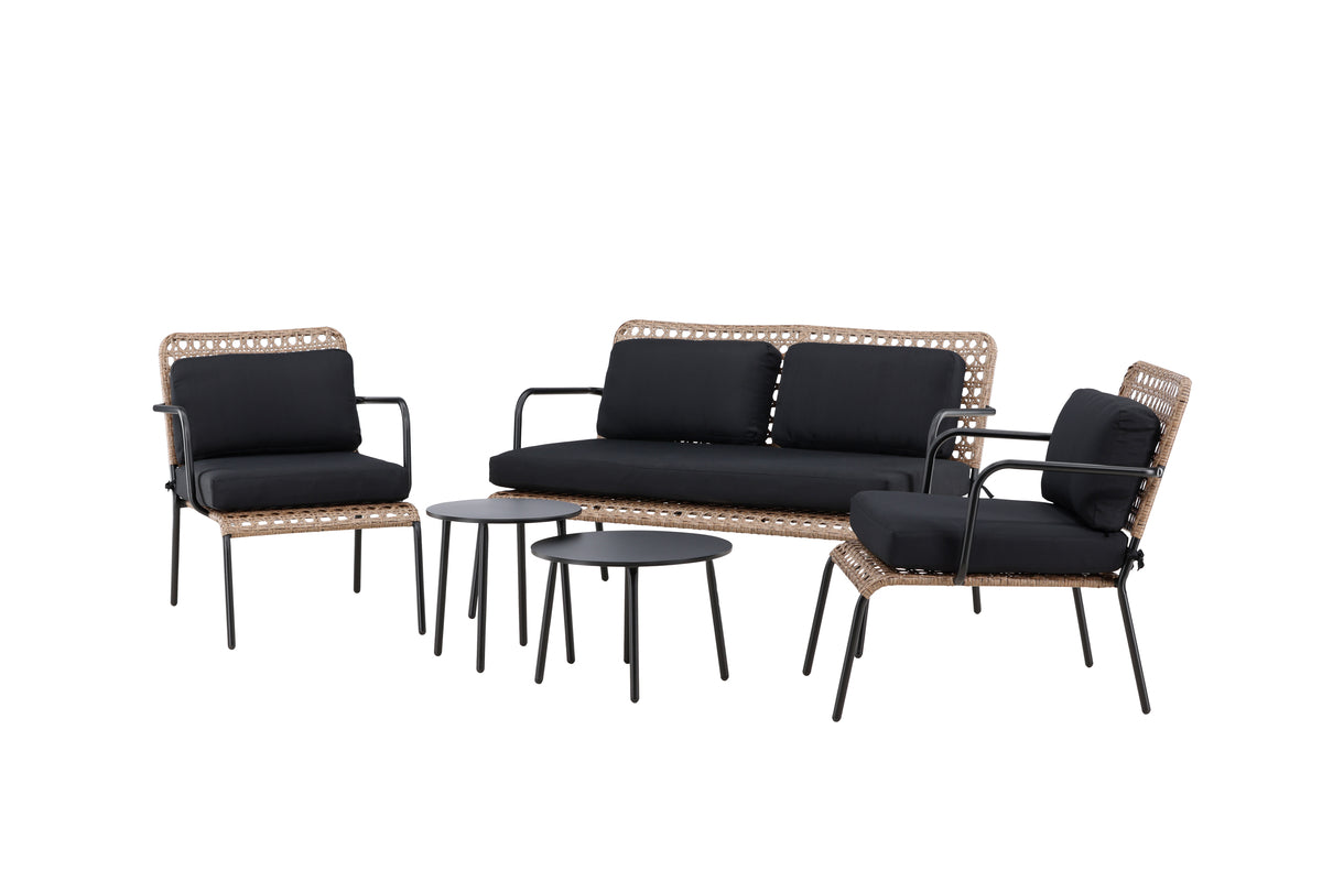 Venture Design Paola Soffgrupper Svart Natur