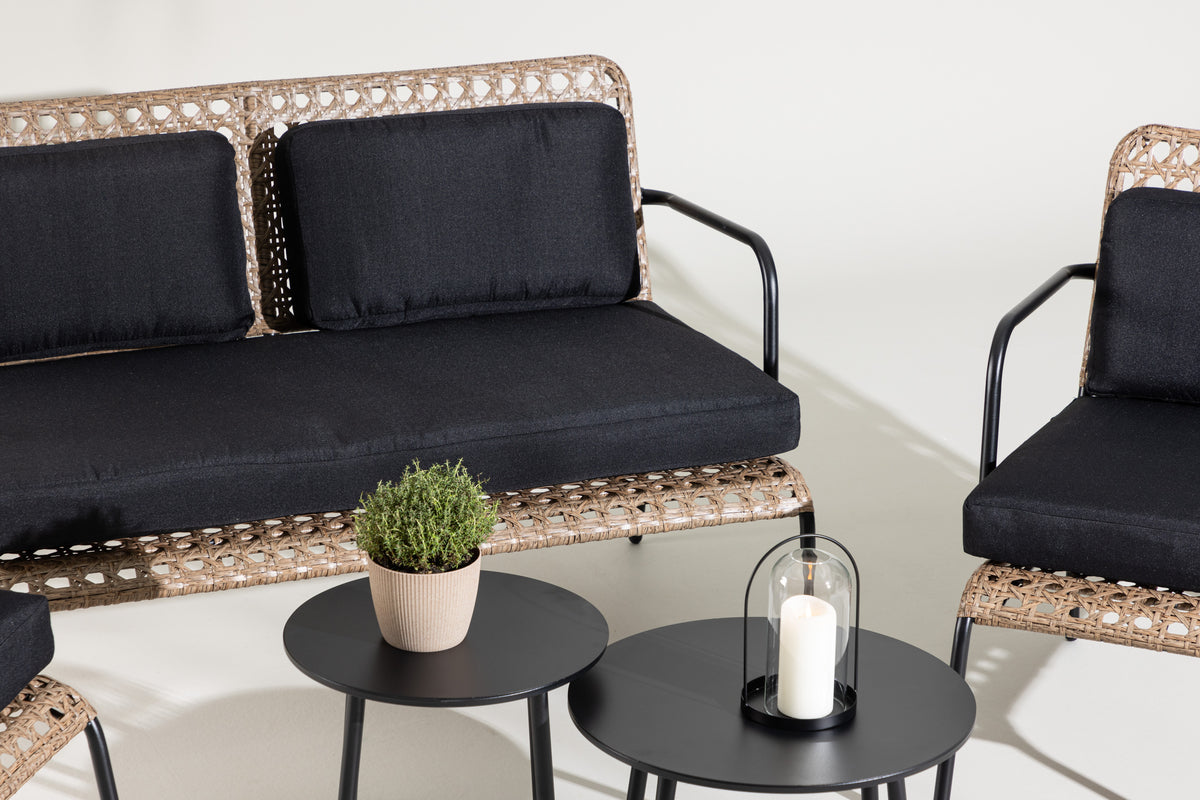 Venture Design Paola Soffgrupper Svart Natur