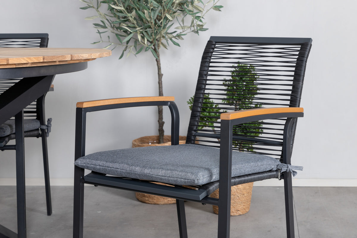 Venture Design Dallas Matstolar 2-pack Svart