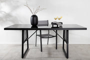 Venture Design Dallas Rektangulära Matbord 193 x 90 Svart