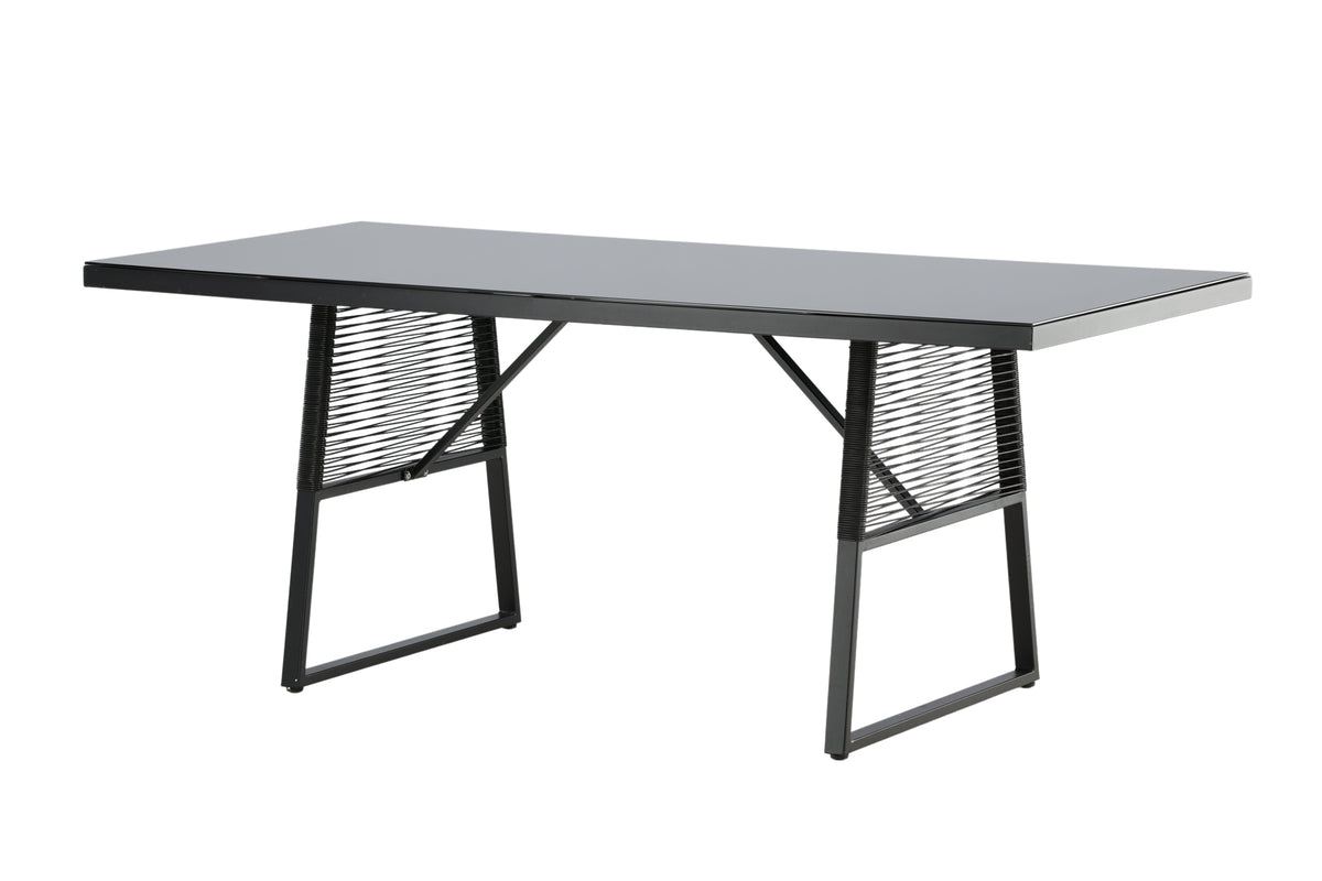 Venture Design Dallas Rektangulära Matbord 193 x 90 Svart