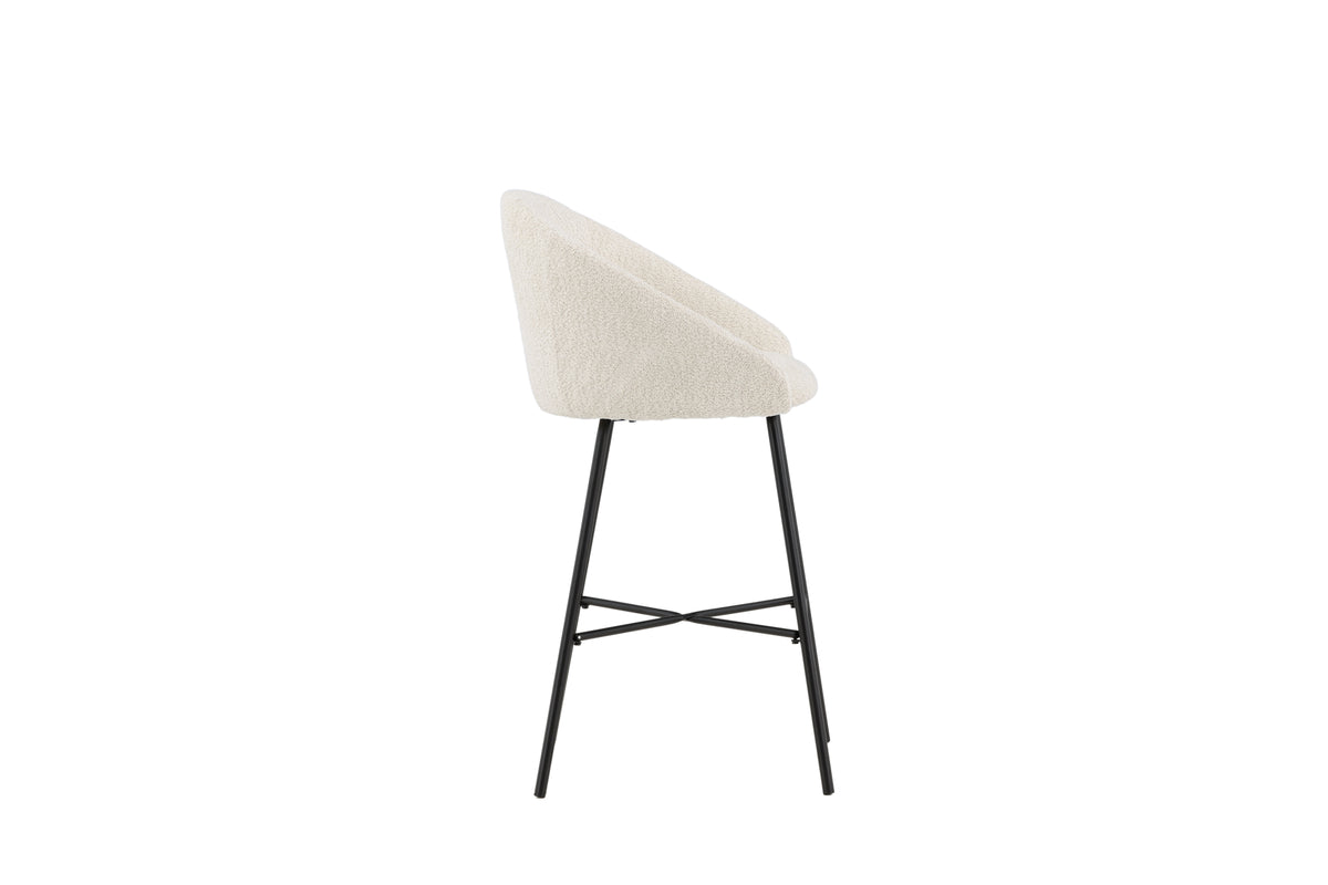 Venture Design Velvet Barstolar 2-pack Vit
