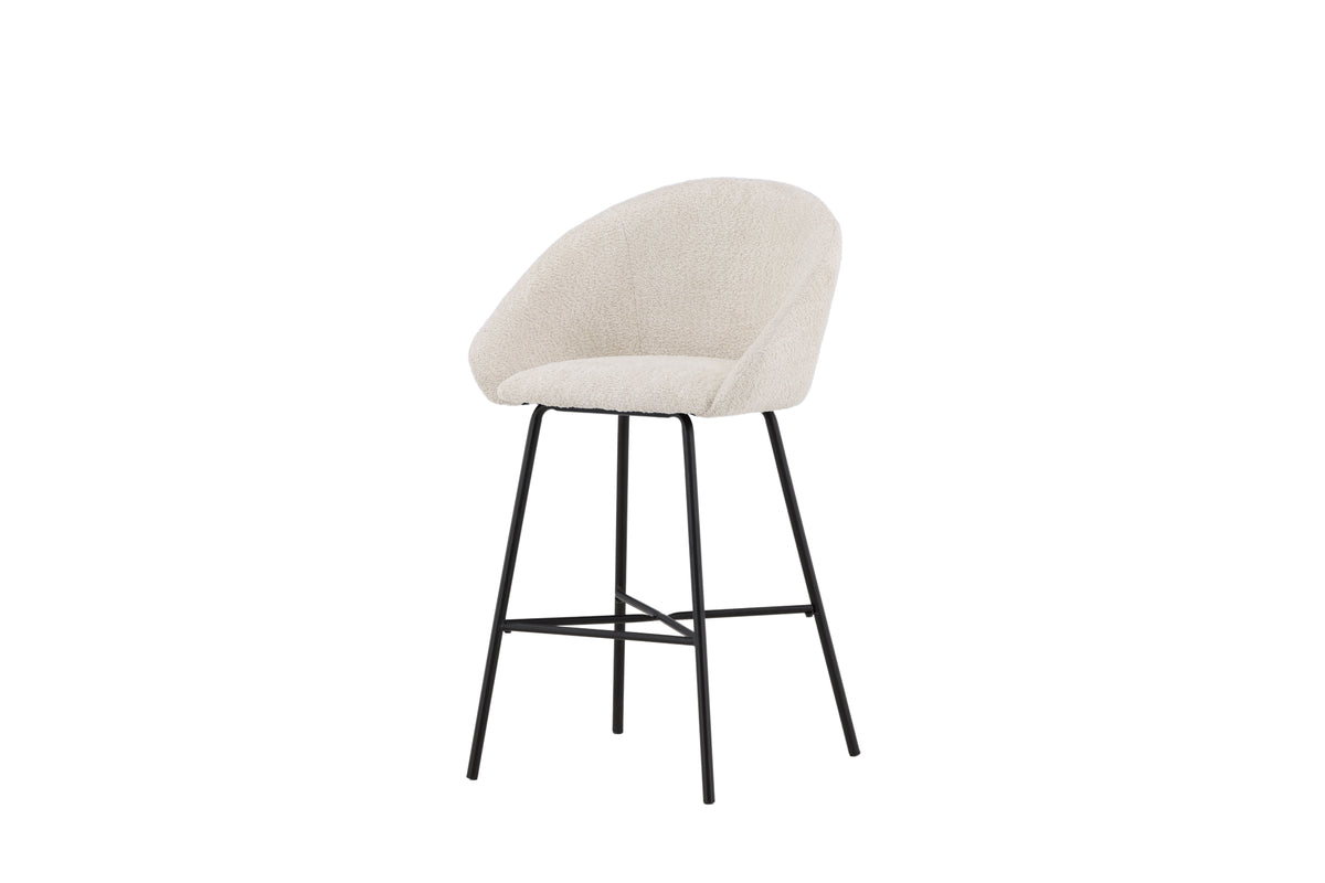 Venture Design Velvet Barstolar 2-pack Vit