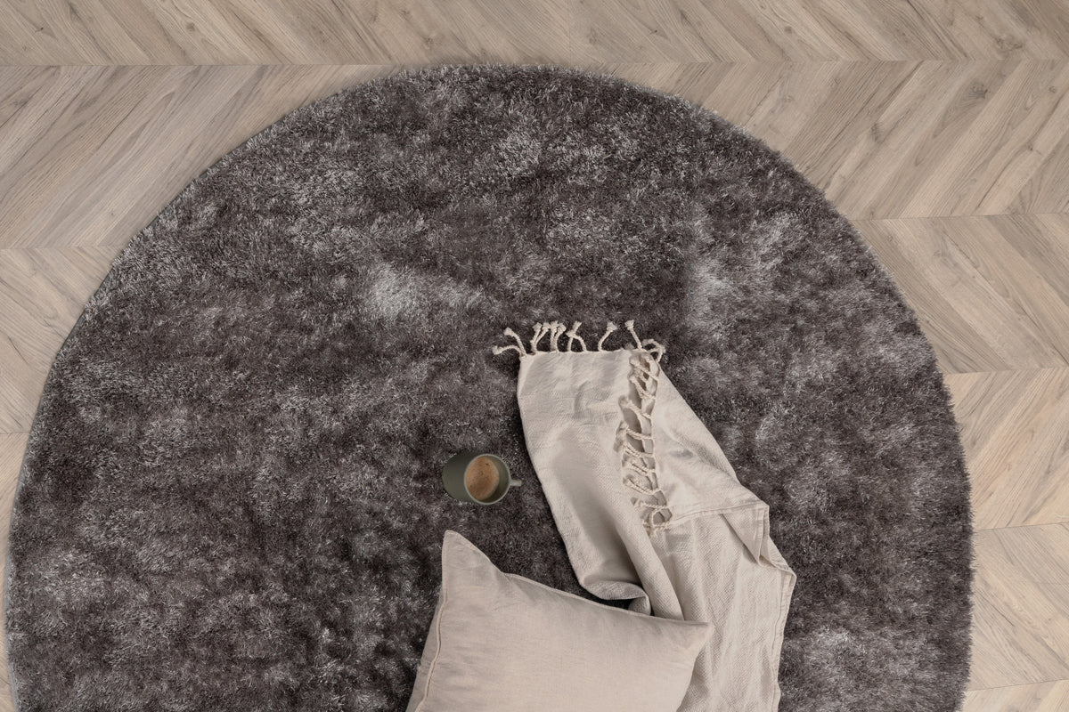 Venture Design Mattis Runda Mattor ⌀200 Grå